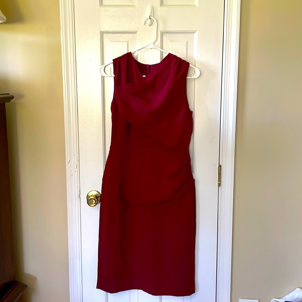 NET JCrew 365 women’s dress. Maroon/Rust. Size 4